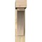 Ekena Millwork Thorton Block Rough Sawn Bracket w/ Offset Brace, Douglas Fir, 6"W x 20"D x 24"H BKT0604X20X24THR05RDF - alternate 2